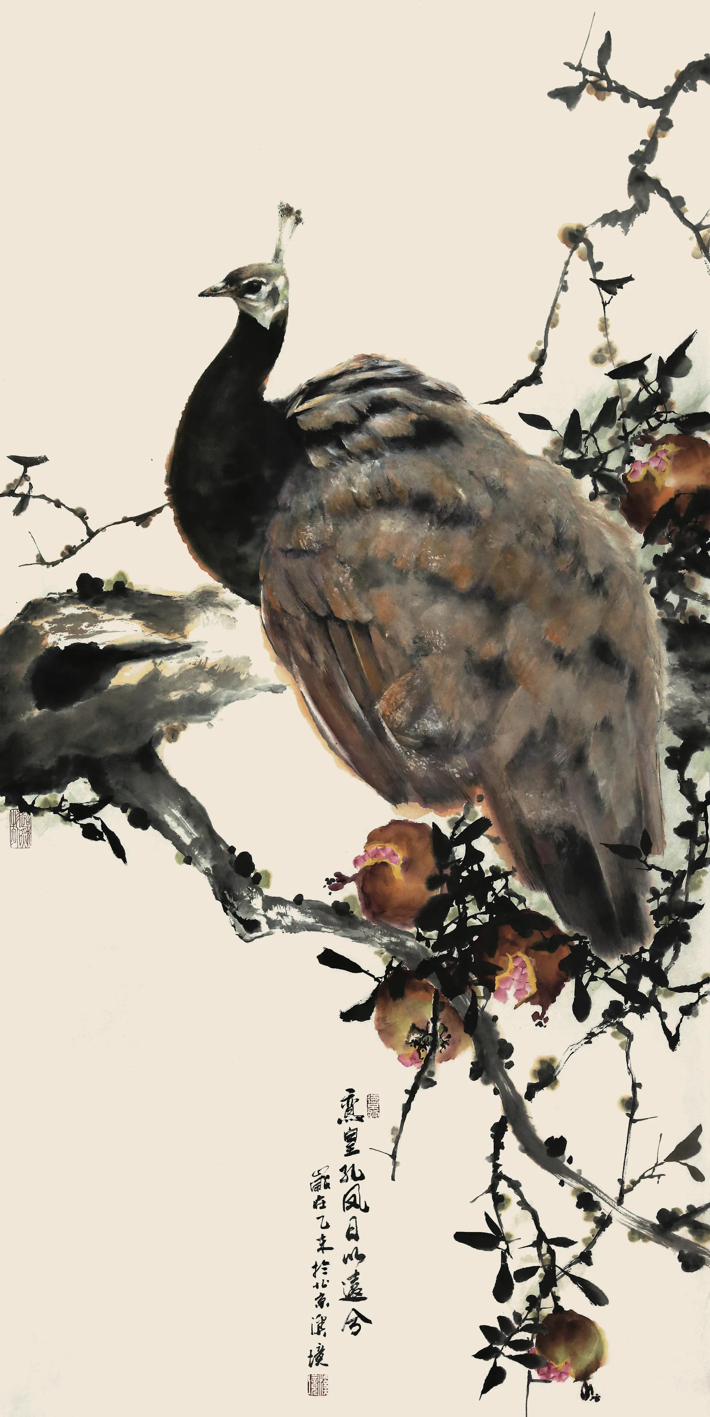 李溪境画作价格,李溪镜花鸟作品