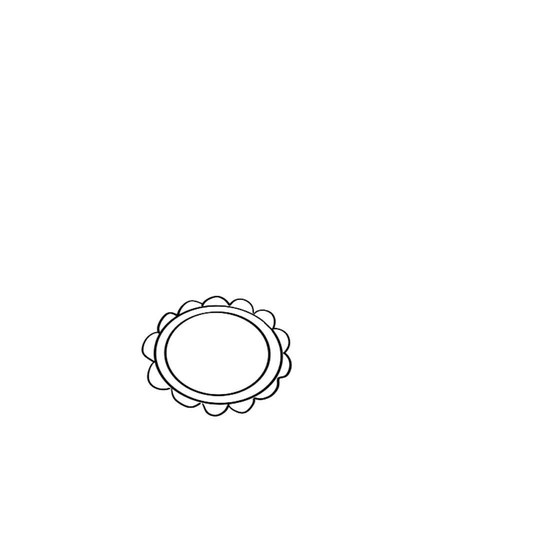 简单画画动漫人物呆萌少女零基础,小兔子抱着月饼的简笔画