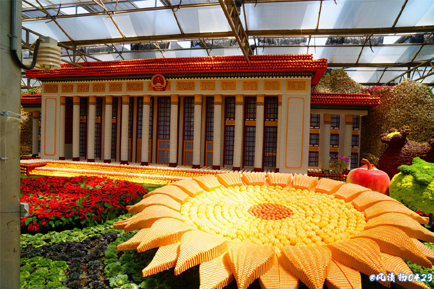 菜博会第一届,2022年菜博会天下情怀景观