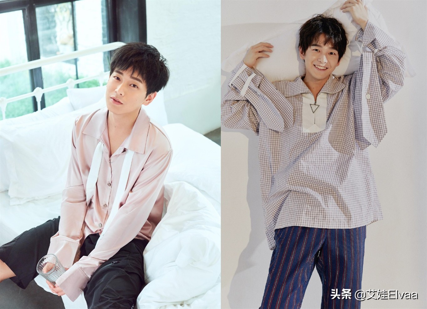 彭昱畅穿着灰色卫衣黑裤子,彭昱畅直播穿的衣服