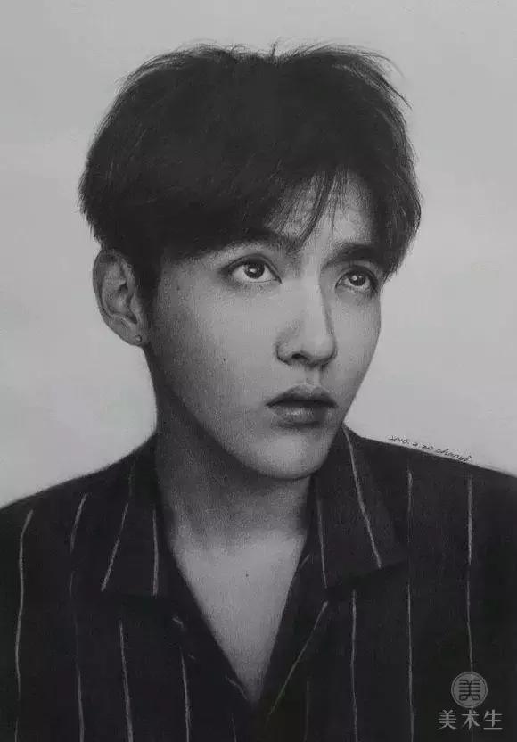 明星素描图片大全大图,画明星素描视频教程