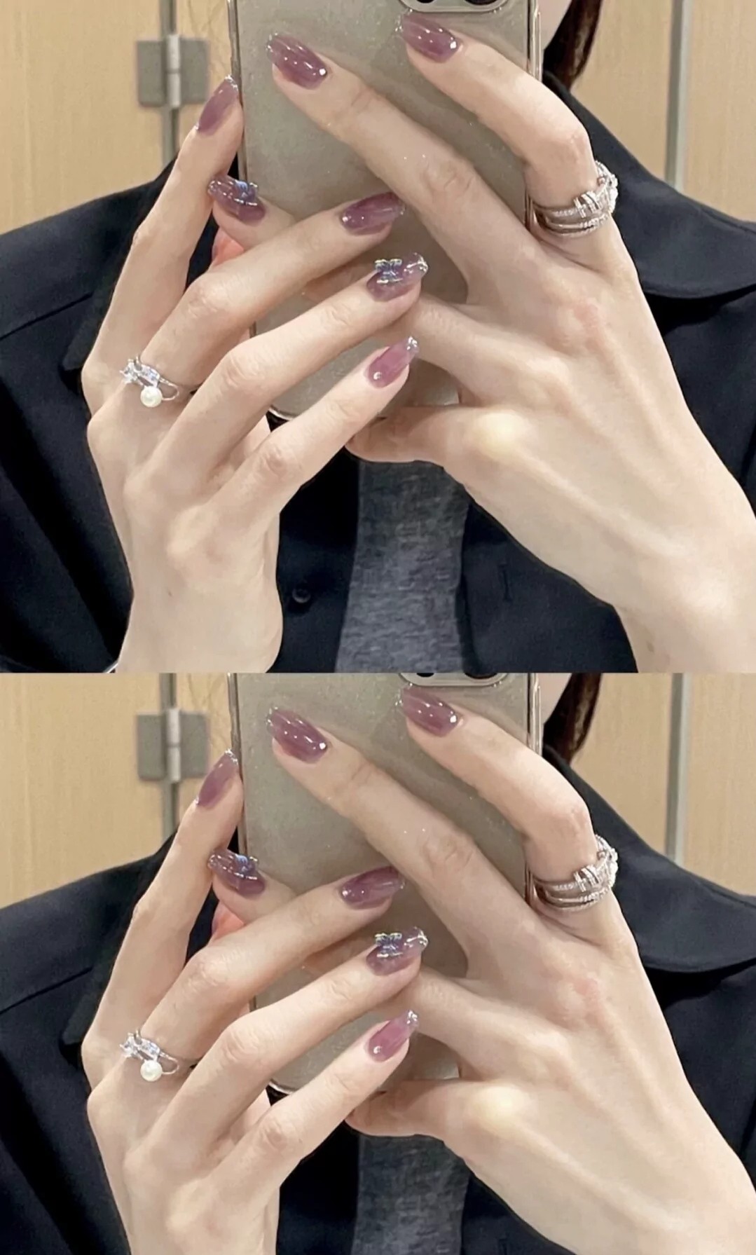 分享一下你做的美甲吧,做美甲的小仙女们