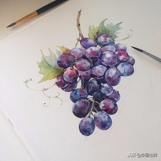 手绘艺术：3D立体水果绘画，真假难辨！