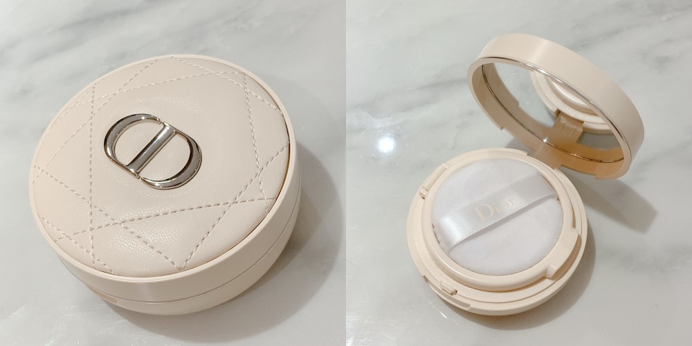 dior白色皮革气垫粉饼,dior奶白气垫蜜粉