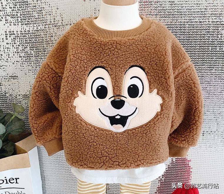 儿童泰迪衣服秋冬款,泰迪熊童装中国红外套