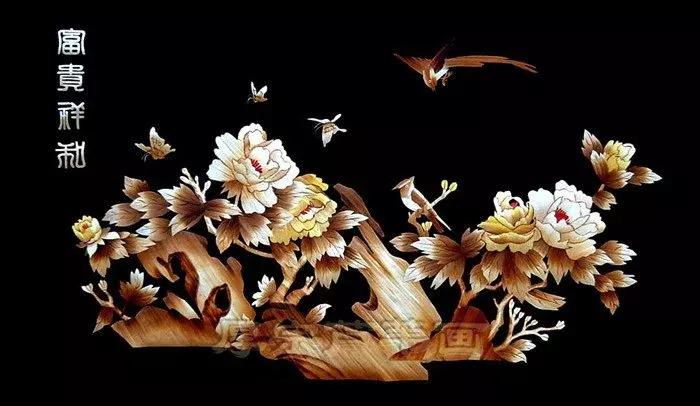 麦秆画芦苇画,最好看的麦秆画