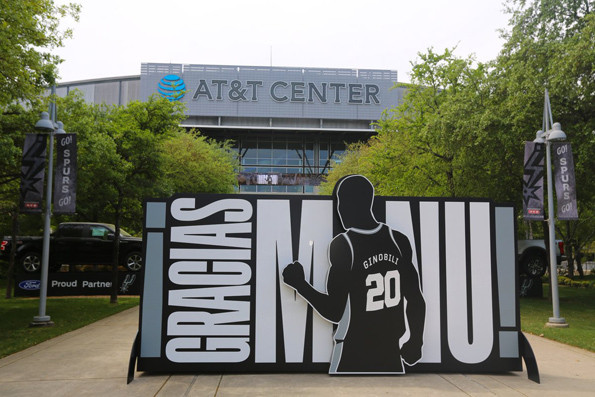 马努吉诺比利退役邓肯演讲,马努球衣退役邓肯演讲