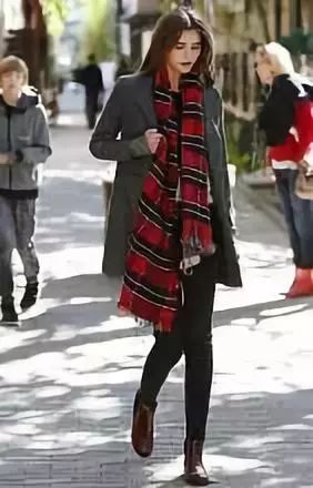 什么围巾织法简单好看,秋冬围巾披肩系法保暖又时尚