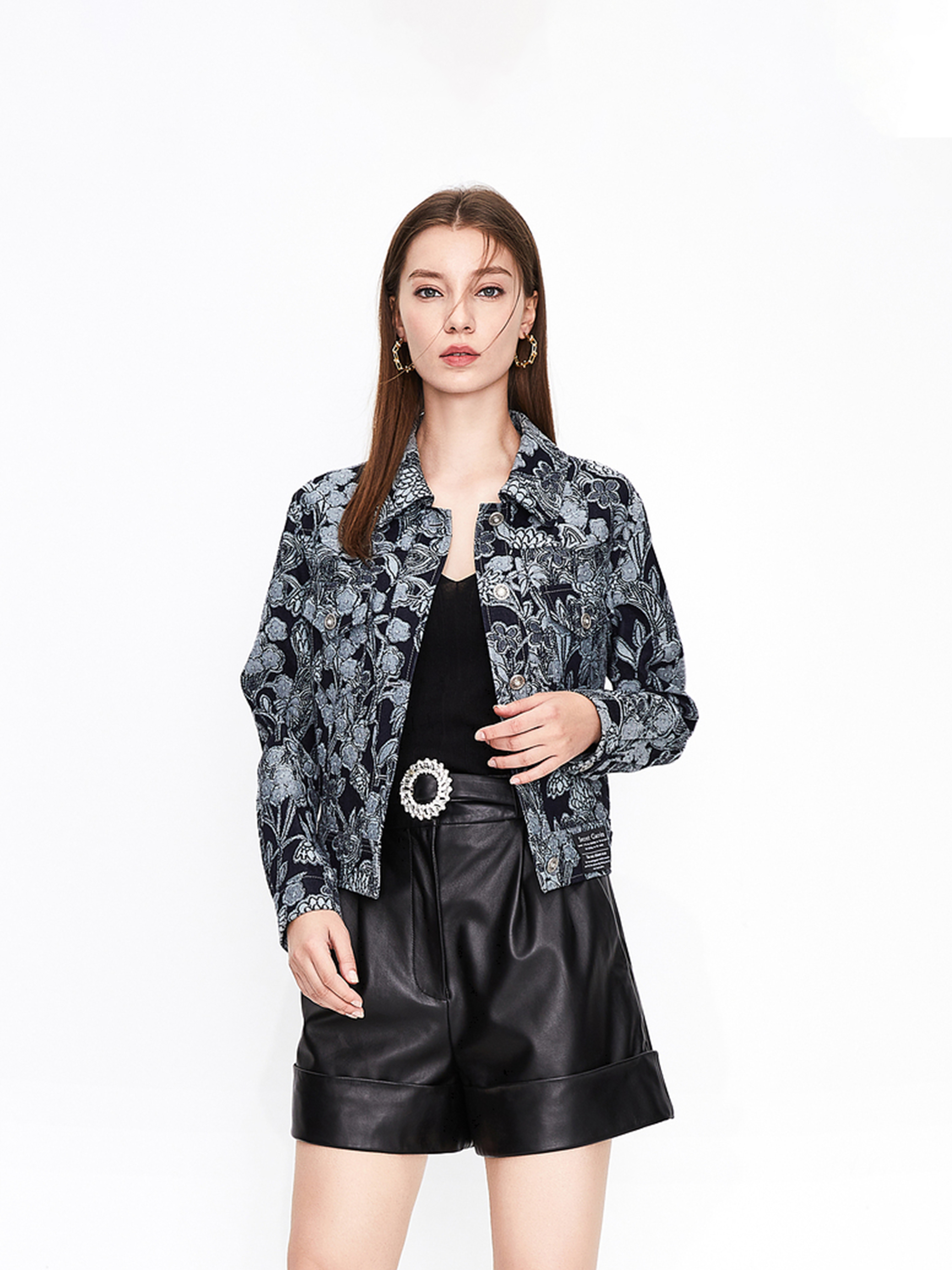 朗姿lncy优雅穿搭,朗姿法式简奢衬衫