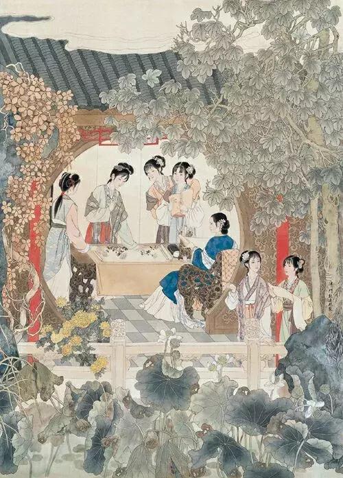 悠悠三百年，红楼夺目红，古今名家精绘《红楼梦》