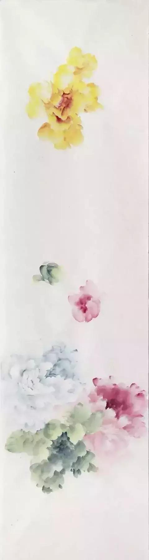 写意牡丹三种画法,王雪涛写意牡丹画法及调色技巧