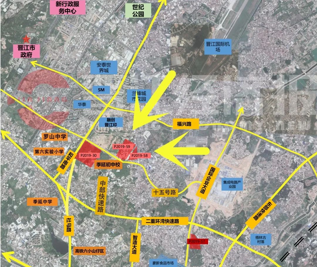 距SM仅约1公里！晋江将再拍卖两地块，可读季延中学、市直实验小学