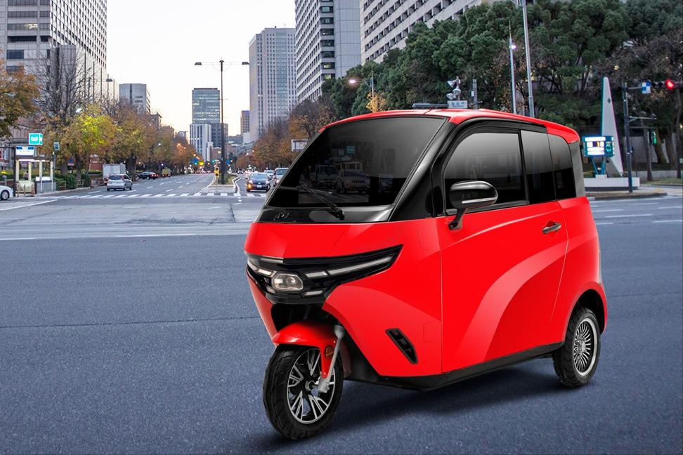 最新款全封闭续航600公里三轮车,新能源封闭式电动三轮车报价