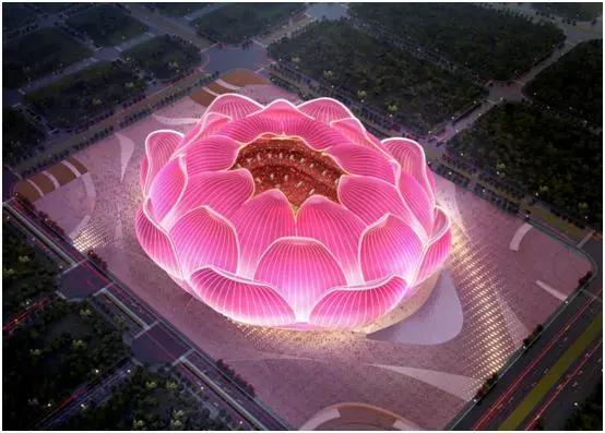 恒大新建10万人足球场,广州恒大新建专业足球场效果图