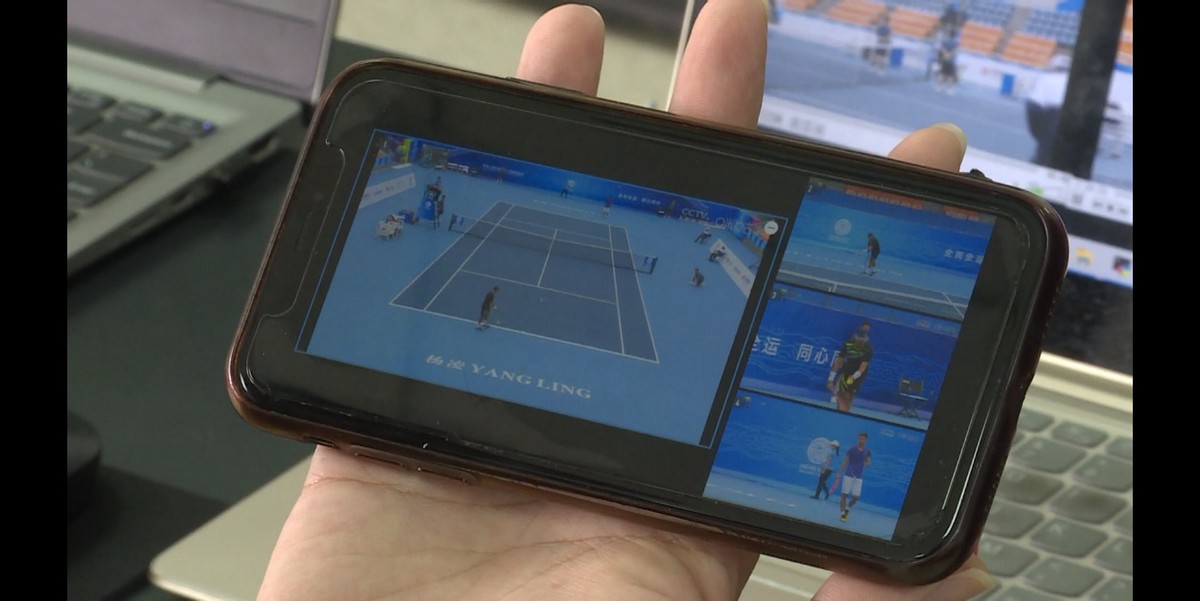 陕西移动5G+聪颖观赛首次亮相十四运会