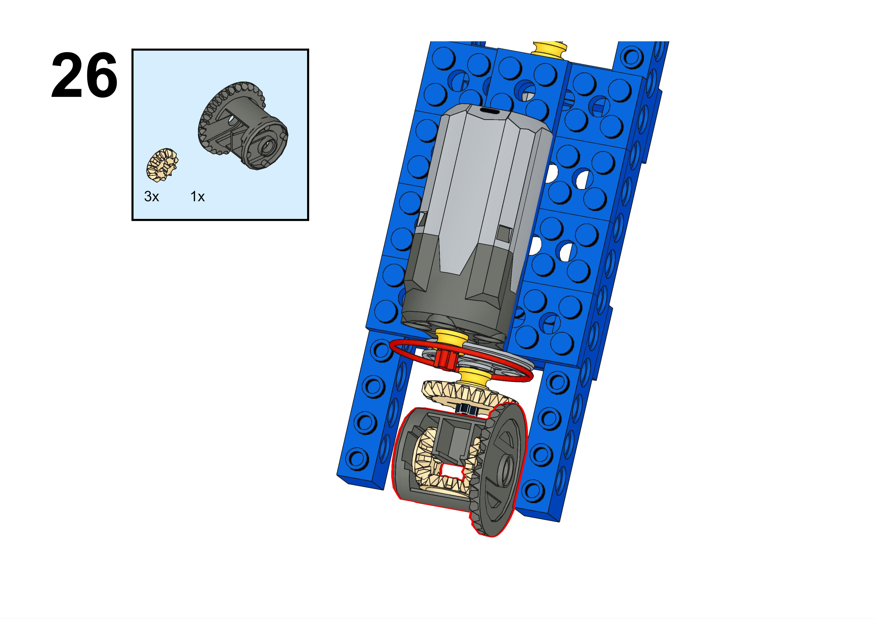 用乐高9686做一辆四驱车,乐高9686小颗粒四驱车搭建教程