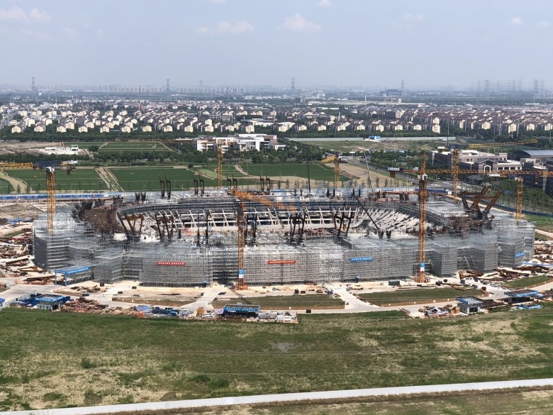 昆山奥体中心足球场最新视频,探访昆山专业足球场