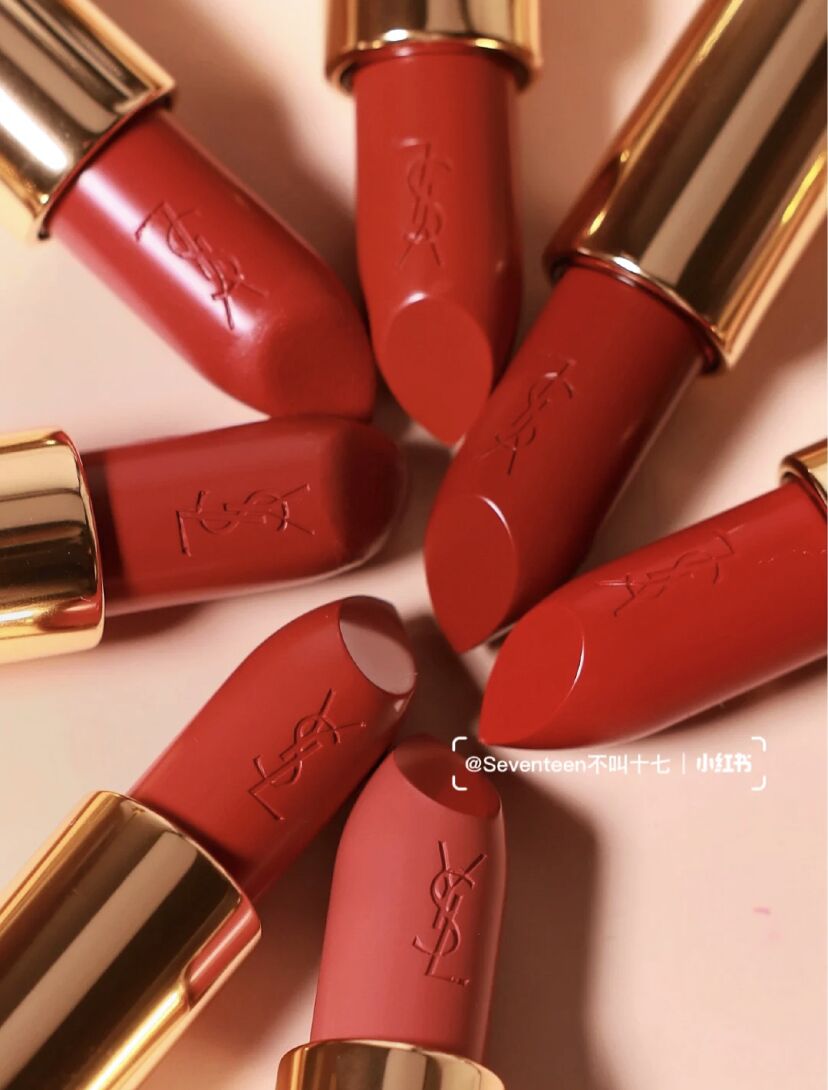 ysl圣罗兰黑金方管口红13偏执试色,ysl方管口红热门色
