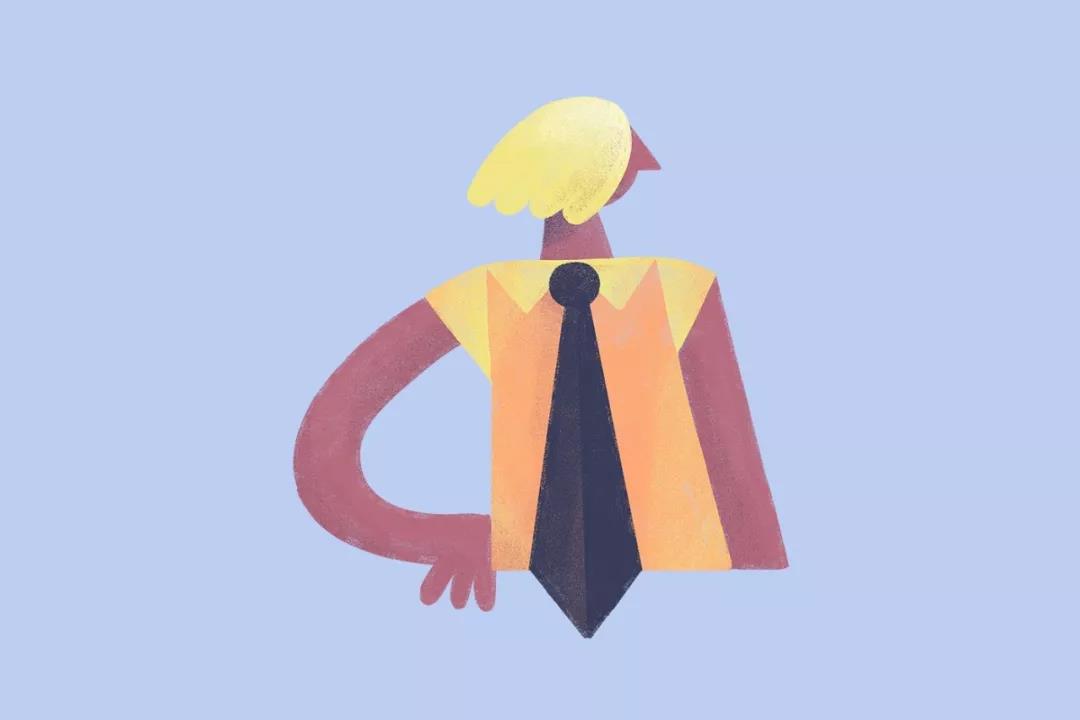 夸张诡异风插画人物,插画古朴小人