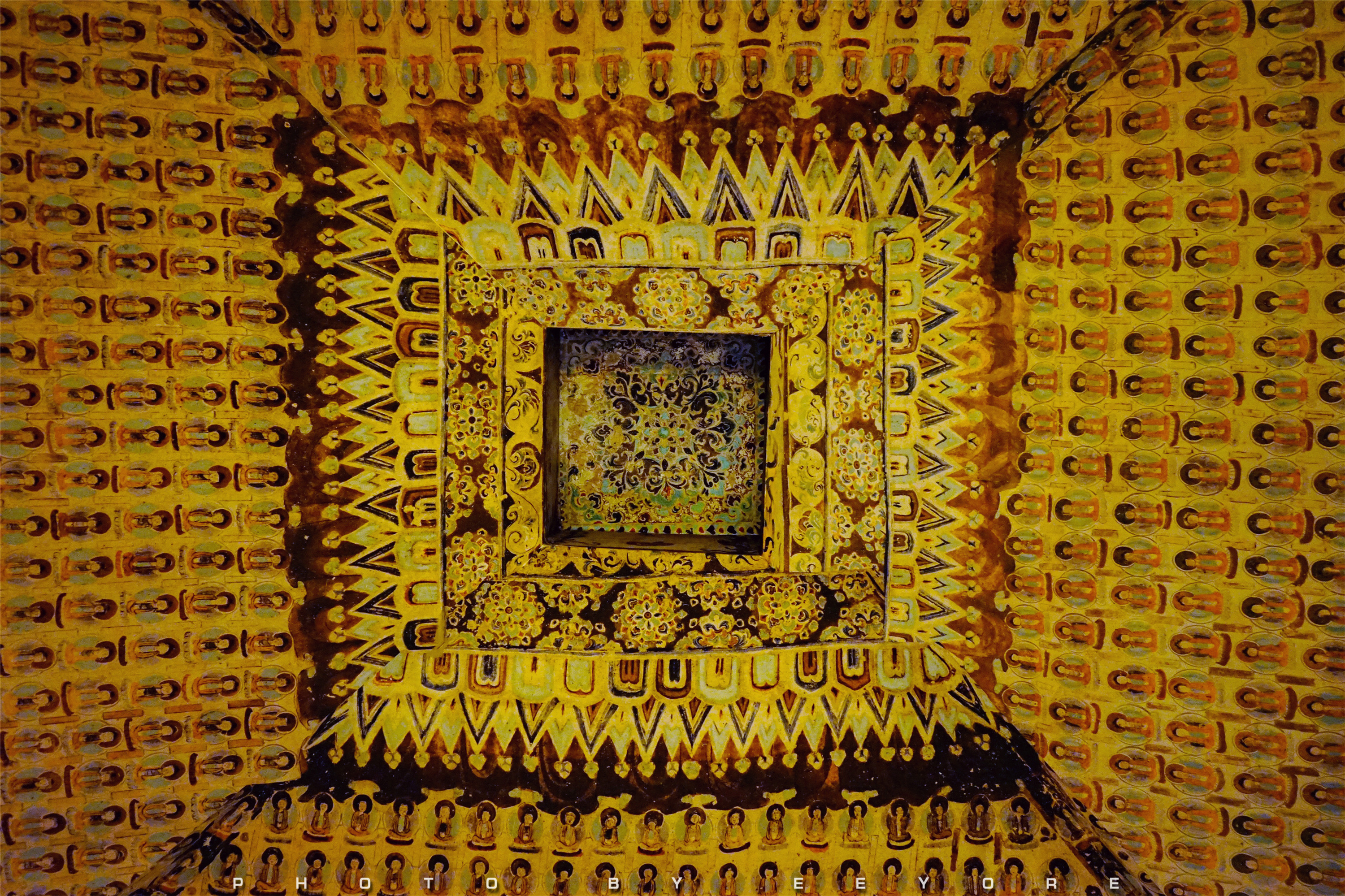 旅游风景戈壁滩,敦煌莫高窟沙漠艺术照