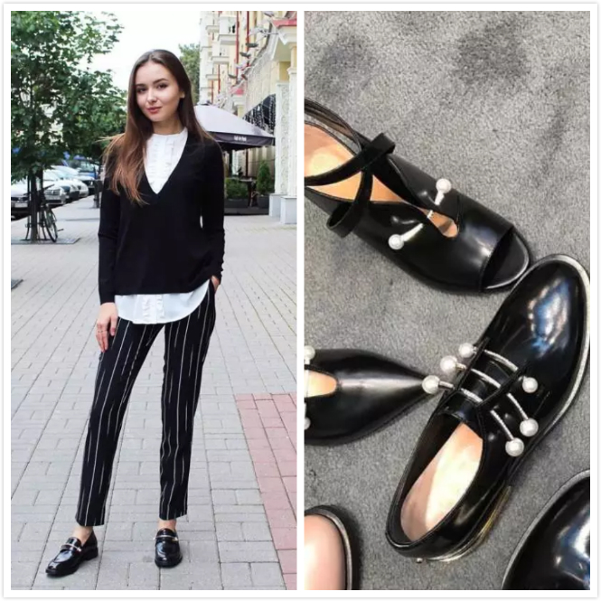 乐福鞋和豆豆鞋哪个更好看,一脚蹬乐福鞋和豆豆鞋的搭配区别