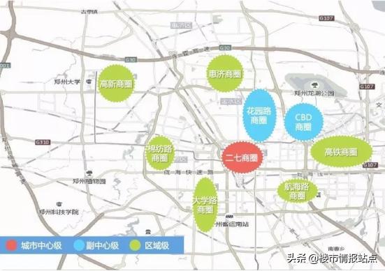 郑州蝶变,郑州新兴的商业圈