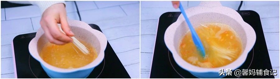 给宝宝做什么粥可以补铁和钙,婴儿面条1-3岁细面补铁