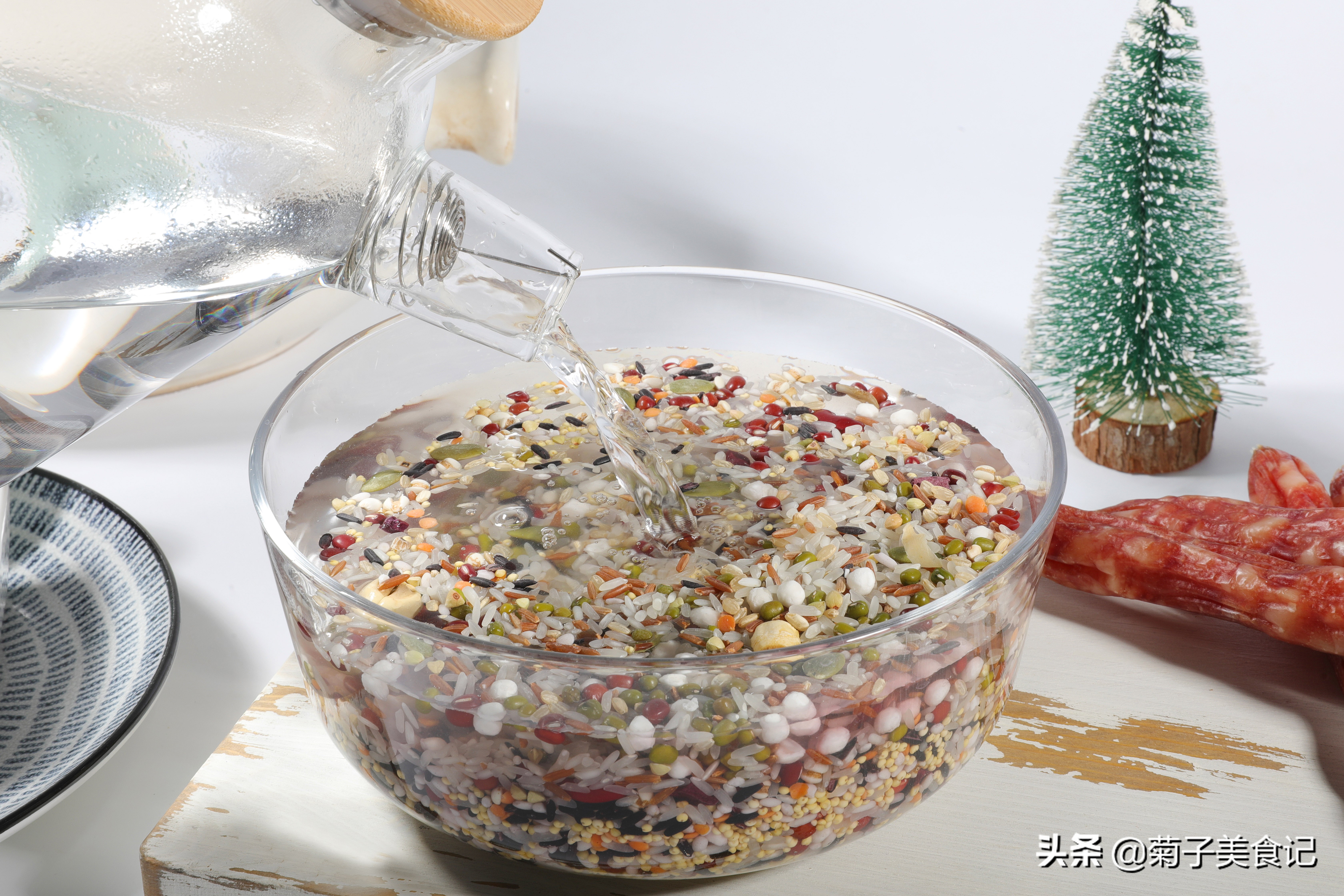 过年做腊肠,杂粮腊肠饭