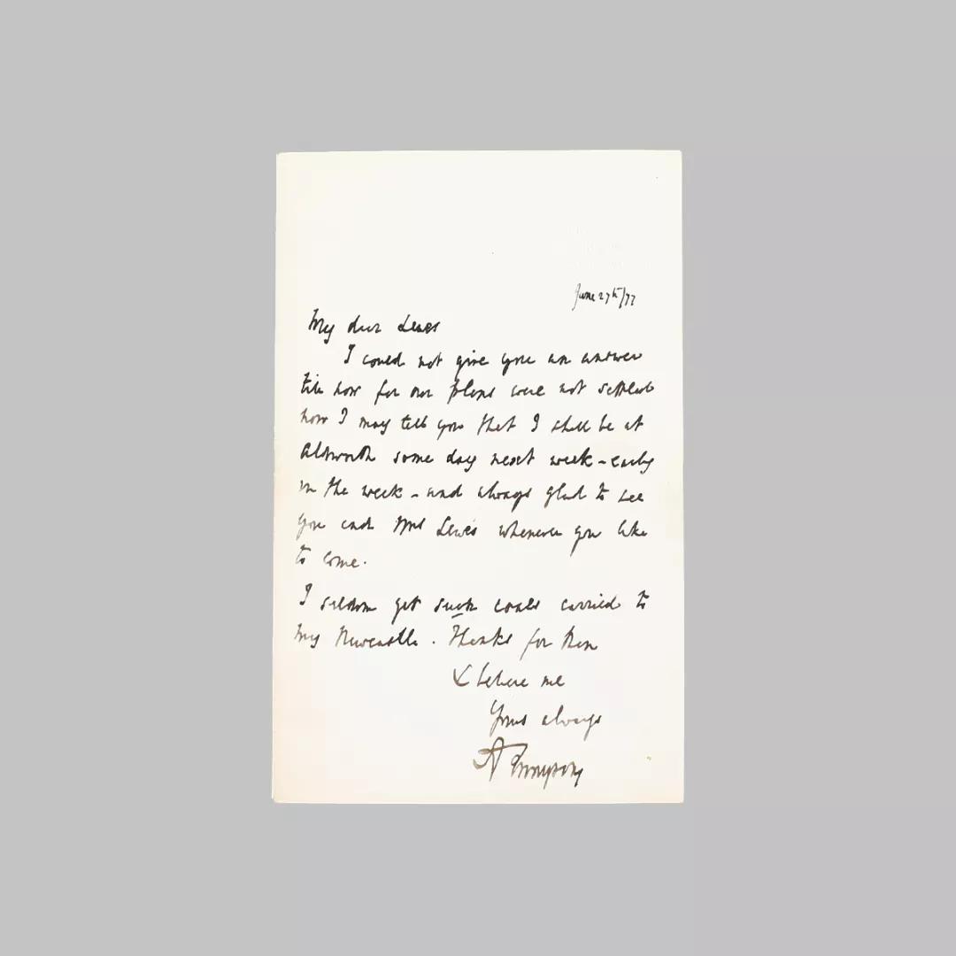 四月大拍|外国名人手迹专场精赏