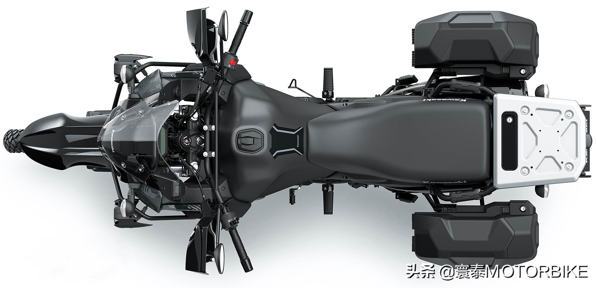 川崎KLR650“重装”回归！成为大单缸拉力车阵中一枝独秀