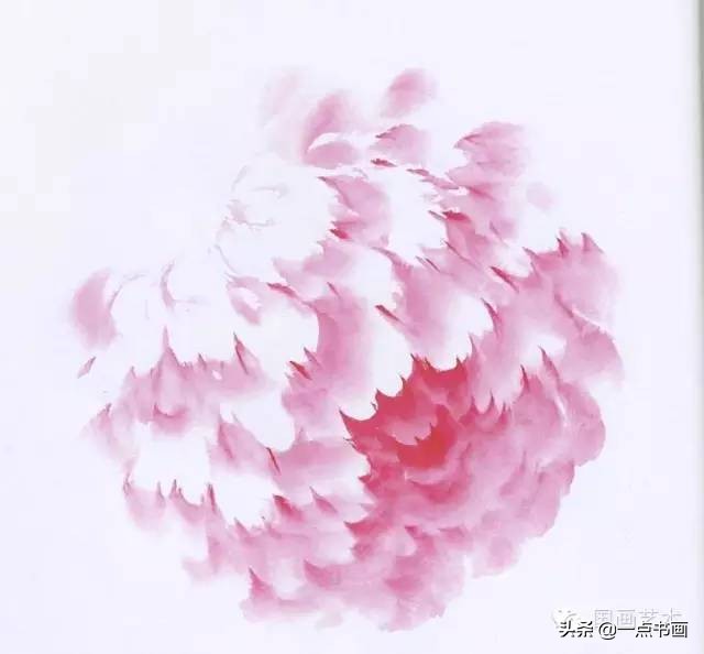 齐白石牡丹国画写意作品,写意国画牡丹的用笔技巧
