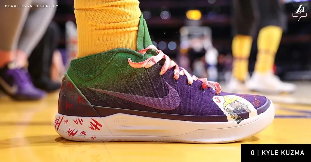 NBA球员上脚：万圣节战靴，詹姆斯欧文唐斯都有