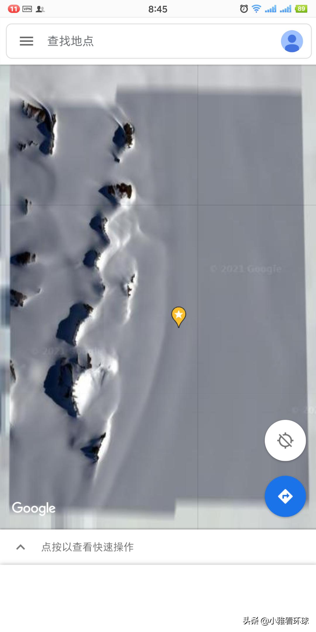 为什么南极谷歌地图有马赛克,谷歌早期南极地图