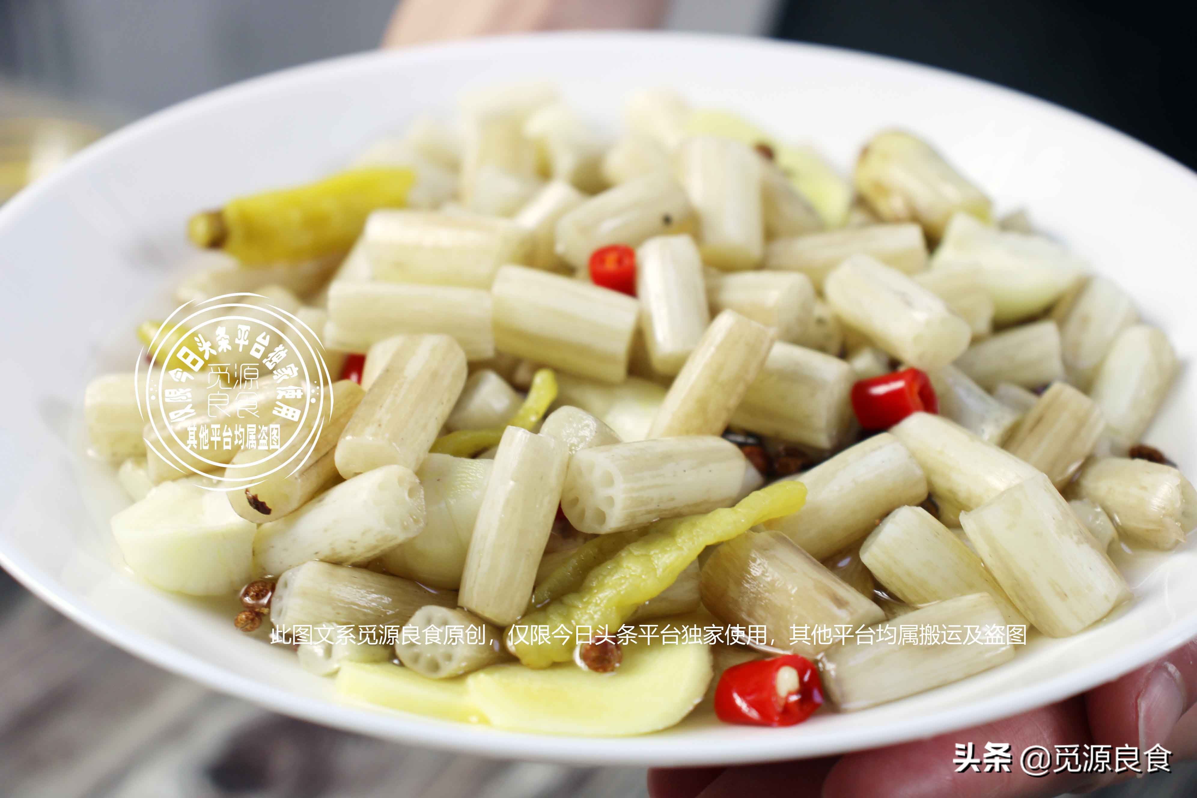 酸辣藕带的正确做法,湖北人这样吃藕带酸辣又脆爽