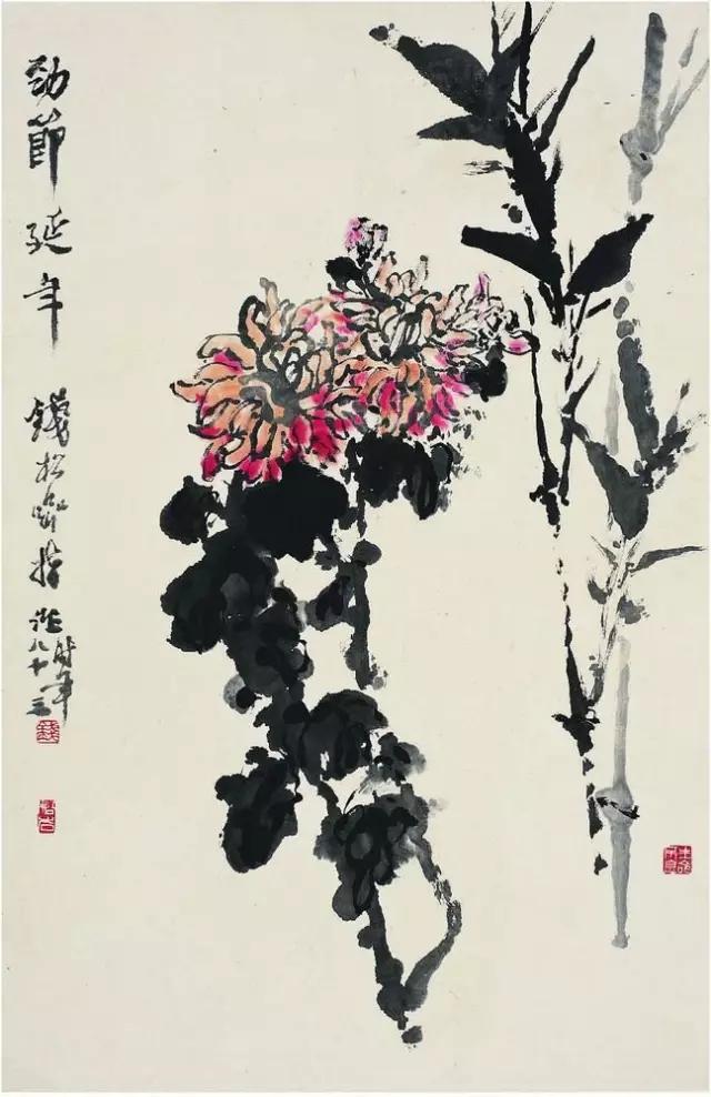 钱松岩山水画技法解析,钱松嵒山水画作画步骤