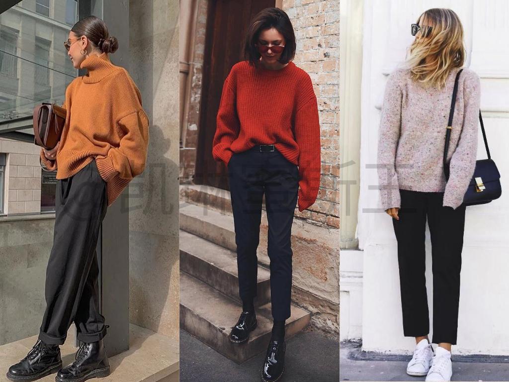 冬季必备百搭小黑裤,一条小黑裤搞定秋冬100种时髦搭配