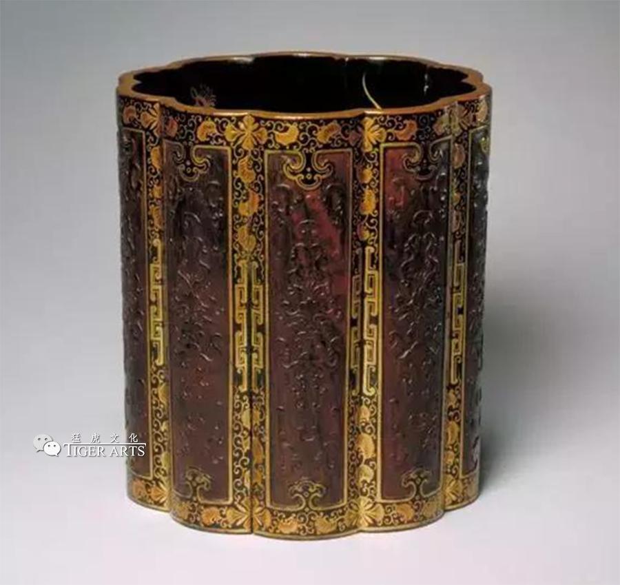 笔筒文艺中式,笔筒竹子论语