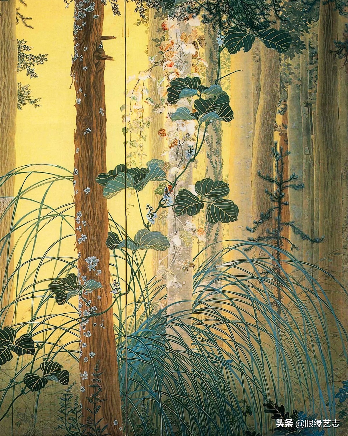 日本100幅中国古代绘画,日本花鸟绘画欣赏