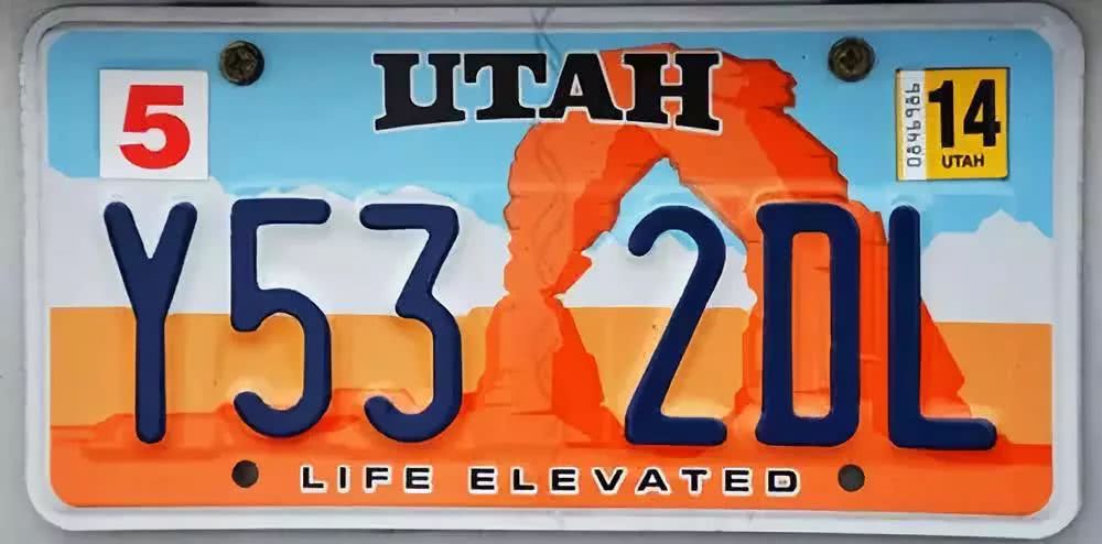 美国各省份的车牌,美国各大州车牌