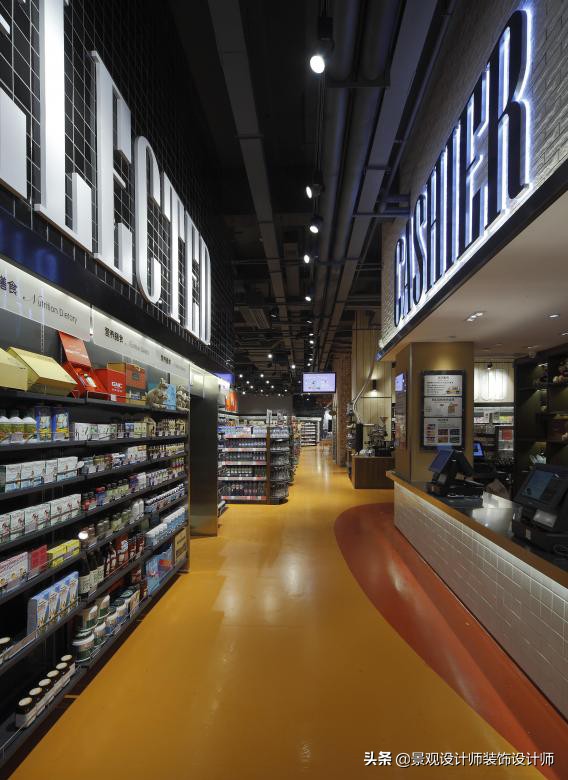 商场店铺设计案例图纸,超市设计图解大全