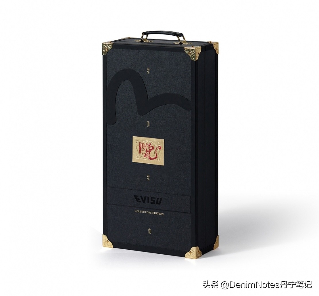 金鼠贺岁，Evisu推出鼠年限定金色布边牛仔夹克
