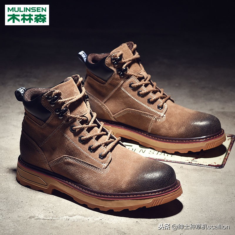 百丽英伦马丁靴,马丁靴男款英伦