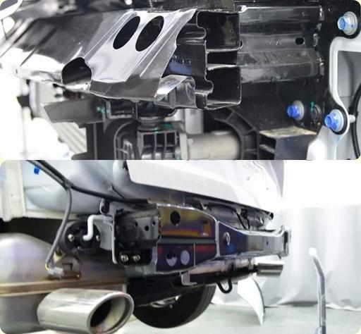 crv被追尾后保险杠蹭掉一点,crv被追尾定损