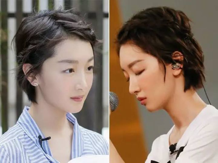 为什么有的人剪短发显脸长,剪短发显老但喜欢短发