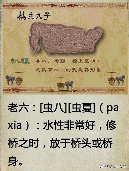 龙生九子为什么九个儿子都不像龙,龙生九子没一个是龙