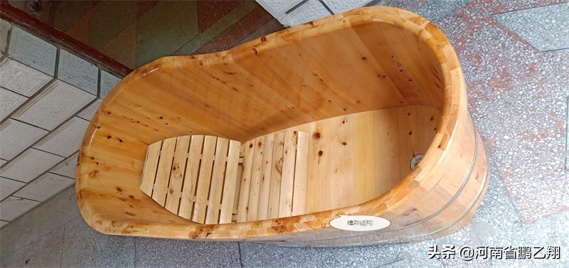 诚实红木家具,榫卯木浴桶