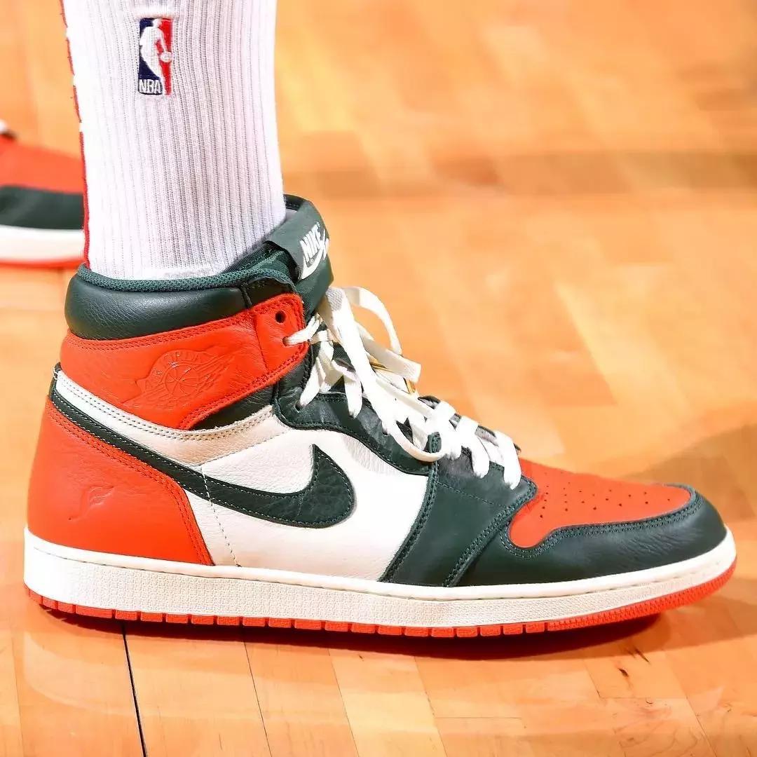 NBA球员今日上脚：塔克实战AJ1，麦迪中国行穿新鞋！