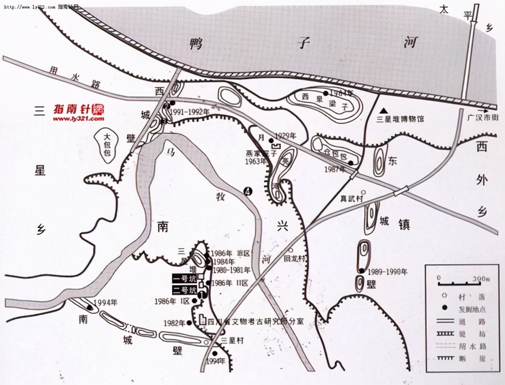 三星堆遗址墓葬区,三星堆八号坑出土的青铜神兽