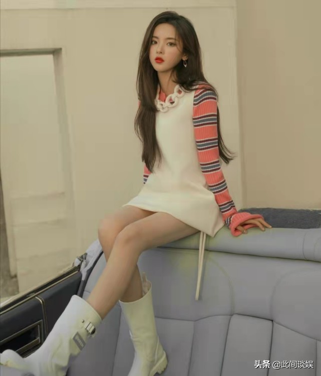 刘亦菲迪丽热巴lv秋冬女装秀,lv内场杨超越热巴