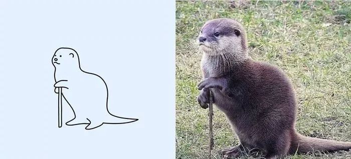 你和大触绘画的区别：一看就会一画就废，这波动物简笔画太形象了